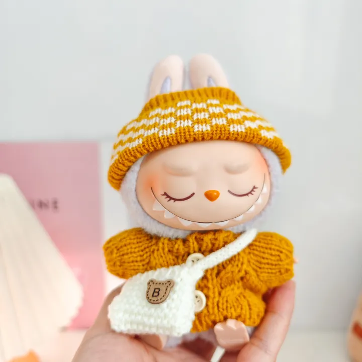 Clothes%20For%20Labubu%2017cm%20II%20Idol%20Dolls%20Sitting%20Party%20The%20Monster%20Outfit%20Accessories%20Clothing%20Lovely%20%20Cute%20Sweater%20Hat%20And%20Bag%20-%20Image%204