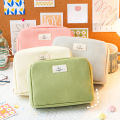 Large Capacity Instagram Style Multi-layer Classified Storage High Aesthetic Makeup Bag, Divided Pencil Case Storage Bag. 