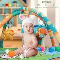 2 in 1 Play Gym Mat for Babies | Baby Playing Activity with 5 Hanging Toys,  Baby Crawling Mats for New Born | Indoor Play Mat for Babies 0 to 12 Months Boys Girls. 