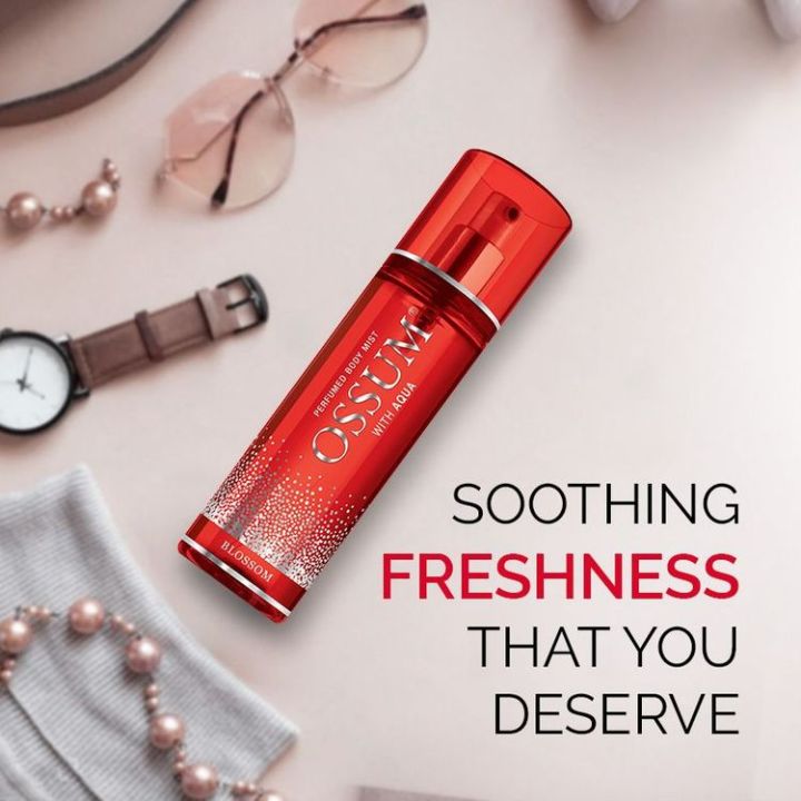 Ossum%20Blossom%20Fragrance%20Mist%20with%20Aqua%20%7C%20Long-Lasting%20Fresh%20Scent%20%7C%20Body%20Mist%20for%20Women%20%7C%20115ml%20%7C%20Refreshing%20Floral%20Deodorant%20Spray%20-%20Image%204