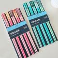 5 Pairs Japanese Style Morandi Colors Chopsticks Set Non-Slip Chopsticks Dishwasher Safe for Home Restaurant Sushi Chopsticks. 