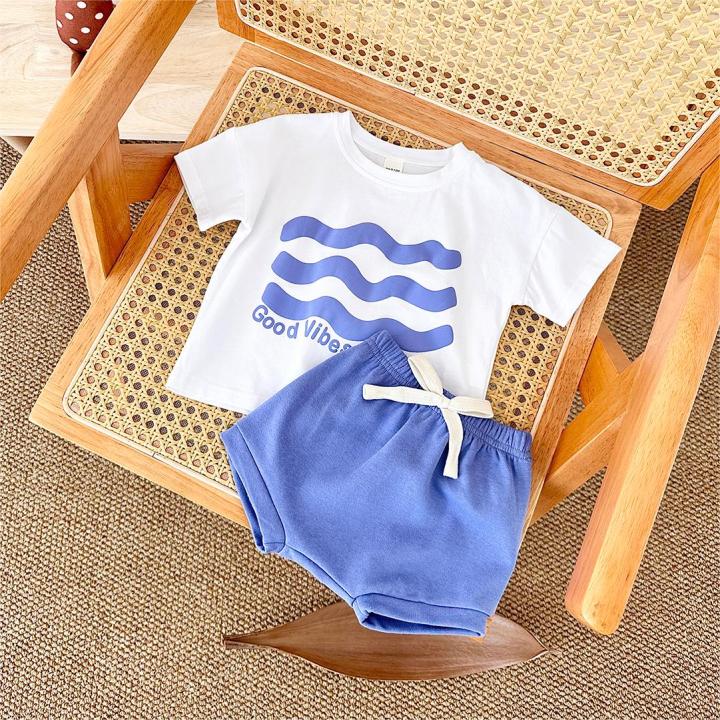 2024%20Summer%20Girl%20Baby%20Clothes%20Set%20Newborn%20Baby%20Cotton%20Sun%20Flower%20Print%20T-shirt+Beach%20Shorts%20Toddler%20Boy%20Outfit%20Suit%200-3Y%20-%20Image%205