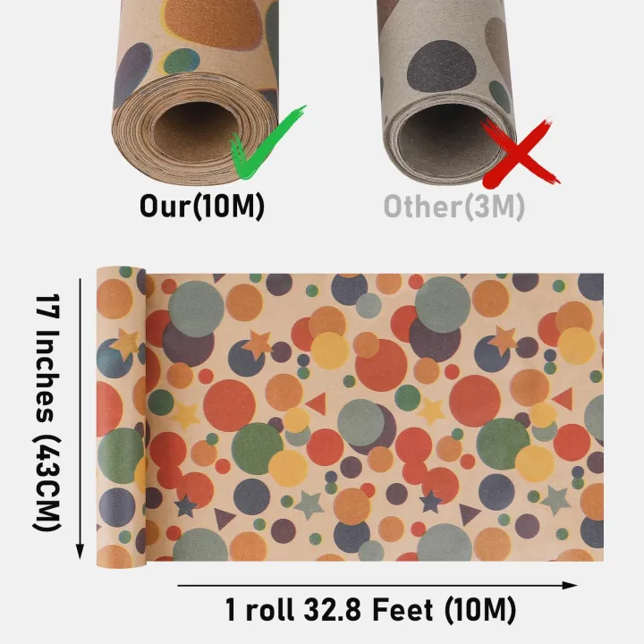 1%20Roll%2017%20inch%20X%2032.8%20Feet%20Birthday%20Wrapping%20Paper,%20%20Paper%20Roll,%20Kraft%20Wrapping%20Paper%20-%20Image%202