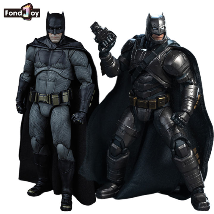 Fondjoy DC Heavy Armor Batman Movie Character Model Light Armor Big Batman 1/9  Action Figures 19cm Collect Ornaments Boy Gifts