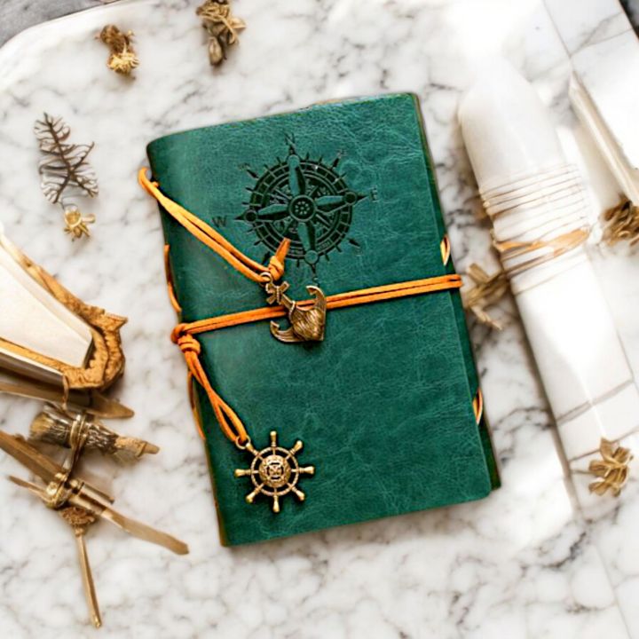 Vintage Pirates Helm Notebook A6