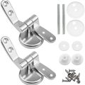 1/4set Zinc Alloy Toilet Seat Hinges Replacement Kit Lid Connectors Fittings Universal Toilet Accessories Repair Parts.