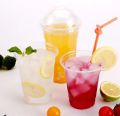 Disposable Glass Large 50 pieces For Bubble Tea Ice Tea Juice Plastic Cup 700 Ml - Takeaway Cups For Cafe |. 