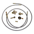 100cm/39.3in Outdoor Gas Stove Extend Tube Adapter Camping Gas Tank Connector Hose Extension Accessories Free Combination. 