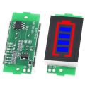 1/2/3/4/6/7/8S Lithium Battery Level Indicator LED Display Lithium Battery Meter Display Module 4 Sections 3-34V 5mA. 