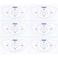 Golf Impact Tape Strike Stickers Self-Teaching Sweet Spot and Consistency Analysis Golf Ball Sweet Spot Finder for Golf Training. 