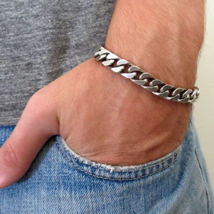 Natural Stone Bracelet For Men & Women - 8MM Tiger Eye Beaded Stainless Steel Yoga Bracelet - Adjustable Gift Jewelry - View #4