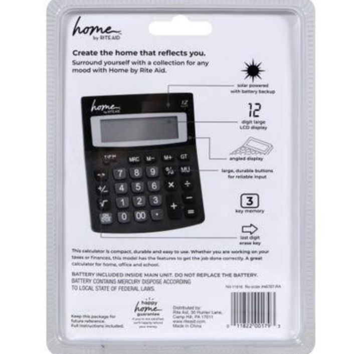 (N).%20Rite%20Aid%20Home%20Office%20Calculator%20-%20Image%202