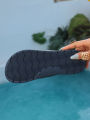 Arch Support Unisex Flip Flops With Non-Slip Flat Bottom Waterproof Eva Material Soft And Comfortable For Couples.
