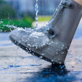 Reusable Waterproof Rain Boot Cover High Tube Silicone anti Slip Rain Boot Protector Suitable for Adult Outdoor Commuting. 