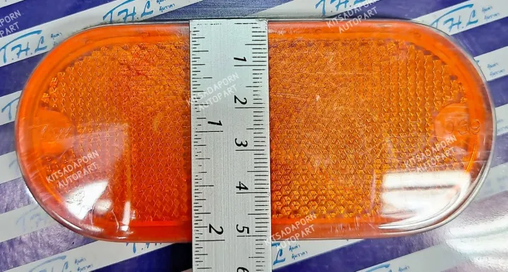 1%20Set%20(2%20Pieces)!!%20Reflective%20Ruby,%20Oval,%20T.H.L%20Brand,%20Size%202*4.5%20Inches,%20Screw-On%20Type.%20-%20Image%202