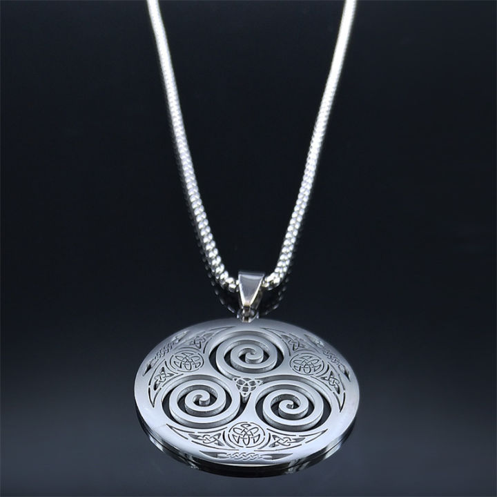 Stainless%20Steel%20Witchcraft%20Vortex%20Necklace%20Silver%20Color%20Viking%20Triskelion%20Celtic%20Knot%20Spiral%20Triskele%20Necklace%20Jewelry%20N7062S02%20-%20Image%204