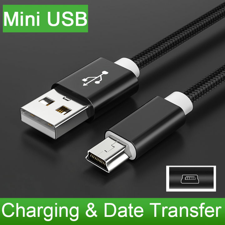 Mini USB Cable Mini USB To USB Fast Data Transfers Charger Cable for