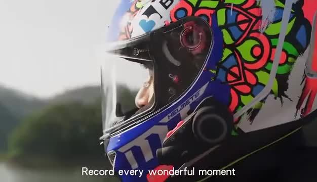 Maxto M3S Motorcycle Helmet Headset Bluetooth Intercom Waterproof Lens WiFi 1440p Video Recorder DVR Interphone