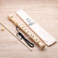 Professional 6/8 Hole Treble Flute Soprano Recorder Clarinet Harp For Beginner Learning Professional Instrument Germanic Style.