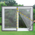 Magnetic Screen Mosquito Net, Invisible Curtain Window Screen, Open the Middle Magnetic Stripe, for Door windows, RVs, Trucks. 