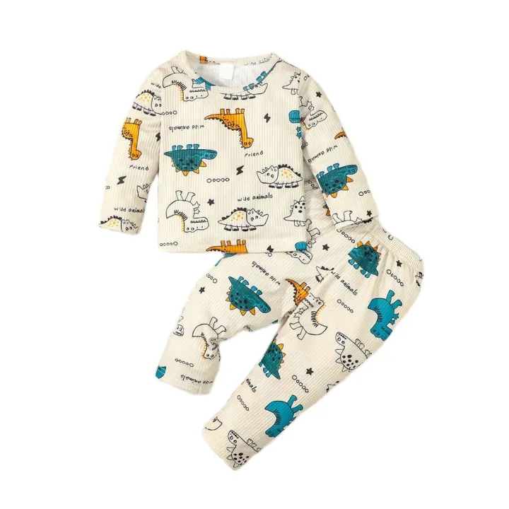 6%20Months%20to%203%20Years%20Baby%20Boy%20Spring&Autumn%20Clothing%20Set%20Cute%20Dinosaur%20Print%20Long%20Sleeved%20Top+Pants%20Toddler%20Boy%20Casual%20Clothing%20-%20Image%207
