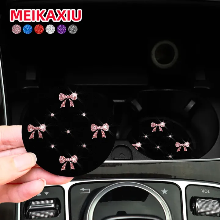 A%20Pair%20of%20Bow%20Glitter%20Blingbling%20Water%20Coasters%20Waterproof%20Non-Slip%20Car%20Water%20Cup%20Holder%20Car%20Interior%20Accessories%20for%20Women%20-%20Image%202