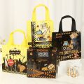 4Pcs Mixed, Construction Party Favors Bags Non Woven Fabric Goodie Bag Candy Bags Portable Bags For Birthday Party Supplies.
