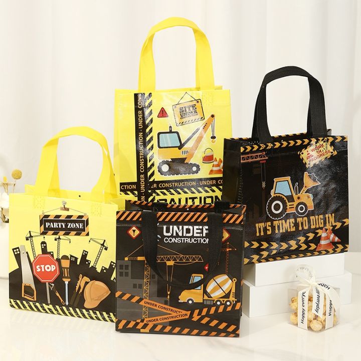 4Pcs%20Mixed,%20Construction%20Party%20Favors%20Bags%20Non%20Woven%20Fabric%20Goodie%20Bag%20Candy%20Bags%20Portable%20Bags%20For%20Birthday%20Party%20Supplies%20-%20Image%202