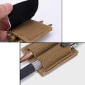 Tactical Patch 2-Round Holder Adhesive 2 Hole Cartridges Hook Loop Patch Hunting Rifles M4 Shotgun Bullet Pouch. 