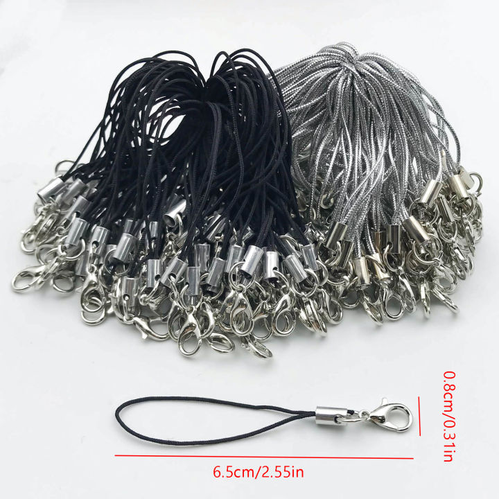 20/50Pcs%20Lobster%20Clasp%20Lanyard%20Strap%20Cord%20Mobile%20Straps%20Charm%20Nylon%20Key%20Ring%20Chain%20For%20DIY%20Jewelry%20Making%20Accessories%20-%20Image%202