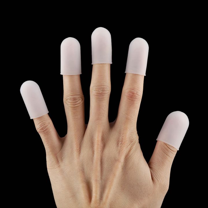 5pcs%20Silicone%20Finger%20Protector%20Thumbs%20Sleeve%20Cover%20Fingertip%20Gloves%20Finger%20Cots%20for%20Heat%20Cooking%20Baking%20Barbecue%20Kitchen%20Tools%20-%20Image%205