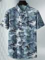 Half Sleeves Floral Print Silk Loose-Fit Shirts For Men | Fashion Half Sleeves Shirt For Men. 