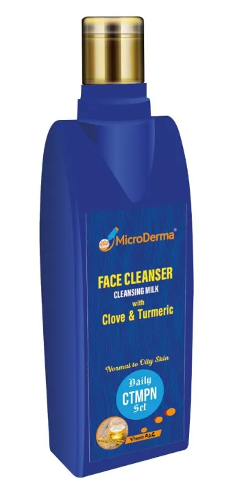 MicroDerma%20Face%20Cleanser%20Cleansing%20Milk%20With%20Clove%20and%20Turmeric%20Vitamin%20A&E%20190%20ml%20Normal%20to%20Dry%20Skin%20-%20Image%203