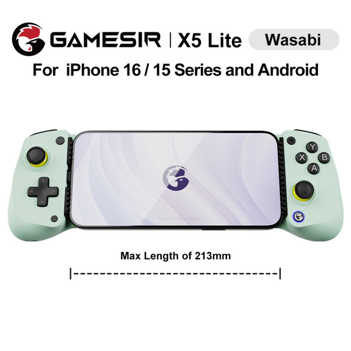 GameSir%20X5%20Lite%20Mobile%20Phone%20Gamepads%20for%20iPhone%2016%2015%20Series%20iPad%20Mini%20Android%20Tablet%20Controller%20Hall%20Effect%20Joysticks%20Design%20-%20Image%207