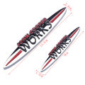 3D Metal John Cooper Works Badges Car Front Grill Emblem Body Trunk Stickers For MINI COOPER S R50 R52 R53 R55 R56 R57 R58 R59. 