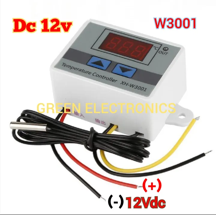 DC%2012V%20XH-W3001%20W3001%2010A%2012V%20120W%20Digital%20Temperature%20Controller%20Display%20Thermostat%20Control%20Sensors%20Switches%20&%20Waterproof%2010K%20NTC%20Probe%20-%20Image%202