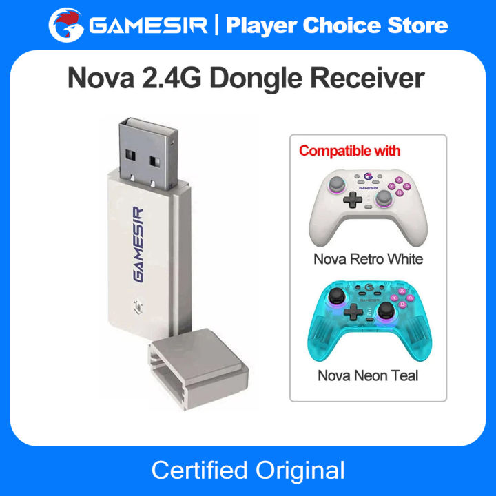 GameSir Gamepad 2.4G Receiver Adapter for Nova Controller Connecting to PC Computer Gaming Controle Dongle Plug and Play