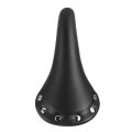 Leather Bike Saddle Seat Retro Damping Cycling Seat Waterproof Pad for Exercise Outdoor Mountain Bikes. 
