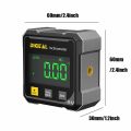 4-Side Magnetic Digital Angle Gauge With Laser Electronic Protractor Horizontometer Inclinometer Angle Ruler Slope Measuring. 