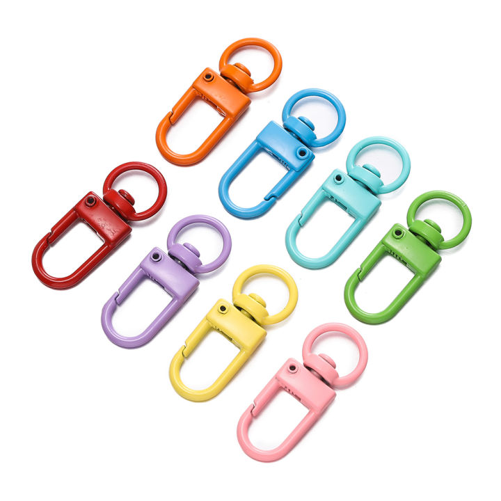 10pcs/Lot%20High%20Quality%20Colorful%20Alloy%20Snap%20Lobster%20Clasp%20Hooks%20Keychain%20Findings%20for%20DIY%20Key%20Chain%20Necklace%20Bracelet%20Supplies%20-%20Image%203