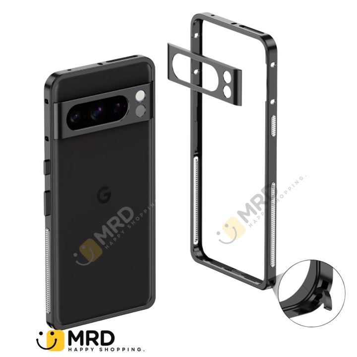 Google Pixel 8 Pro Aluminum Metal Case Bumper – Premium Protection
