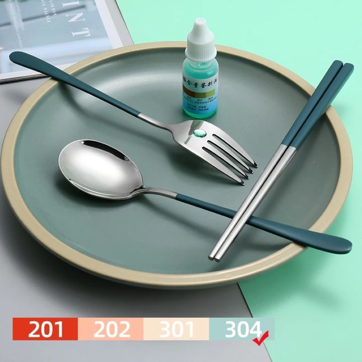 304%20Tableware%20Set%20Portable%20Cutlery%20Set%20Dinnerware%20Set%20High%20Quality%20Stainless%20Steel%20Knife%20Fork%20Spoon%20Travel%20Flatware%20With%20Box%20-%20Image%203