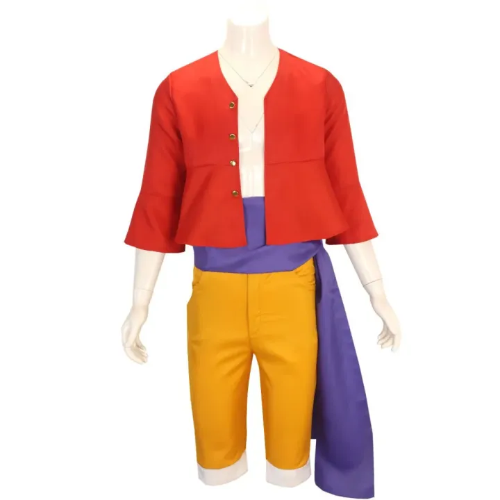 5PCS Pirate Wang Lufei Same Clothing Lufei Cosplay Clothing Straw Hat ...