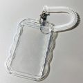 Photocard Holder Key Chain INS Ins Idol Photo Card Holder Decorative Student ID Badge Holder Girls Card Sleeves.