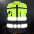 High Visibility Reflective Vest Working Clothes Motorcycle Cycling Sports Outdoor Reflective Safety Clothing Reflective Jacket. 