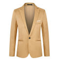 Summer Men's Casual Suit Fashion Business Office Trendy Non-ironing Anti-wrinkle Suit Jacket Solid Color Slim Fit Men's Suit. 