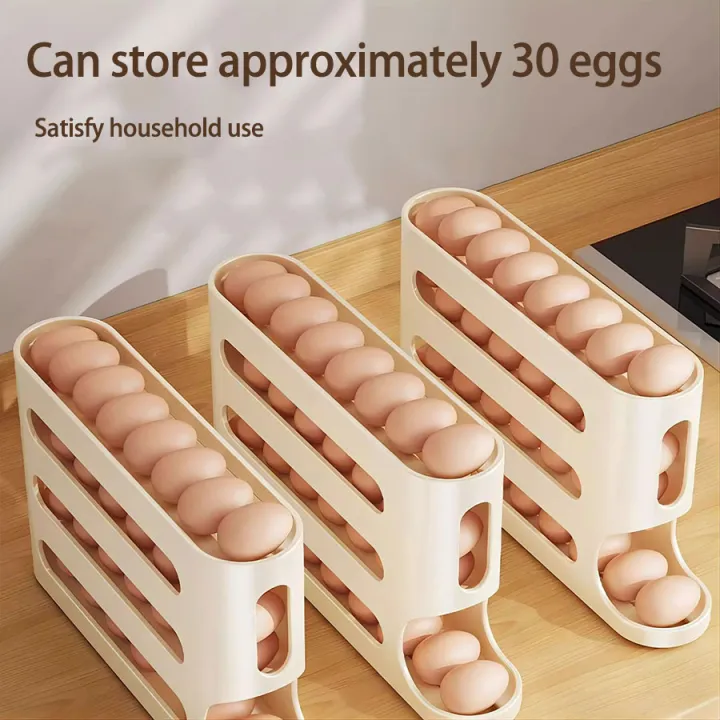 1pcs%20Egg%20Storage%20Box,%20Refrigerator%20Side%20Door%20Rolling%20Egg%20Box,%20Desktop%20Egg%20Rack,%20Automatic%20Rolling%20Egg%20Box%20Organizer%20-%20Image%203