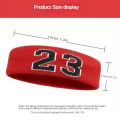 Cotton Athletic Headband Number 24 Elastic Sweatband Protection Basketball Tennis Sport Adult Kids Gym Fitness Sweat Hair Band. 