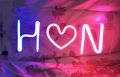 Customized Neon Sign, Home Decor, Neon sign-4 Letters. 