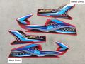 2024 Model Tanki Tapa Sticker Honda CG-125 (Complete Set) -Red. 
